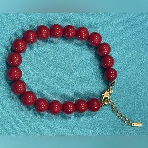 Premier Designs Red Pearl Bracelet